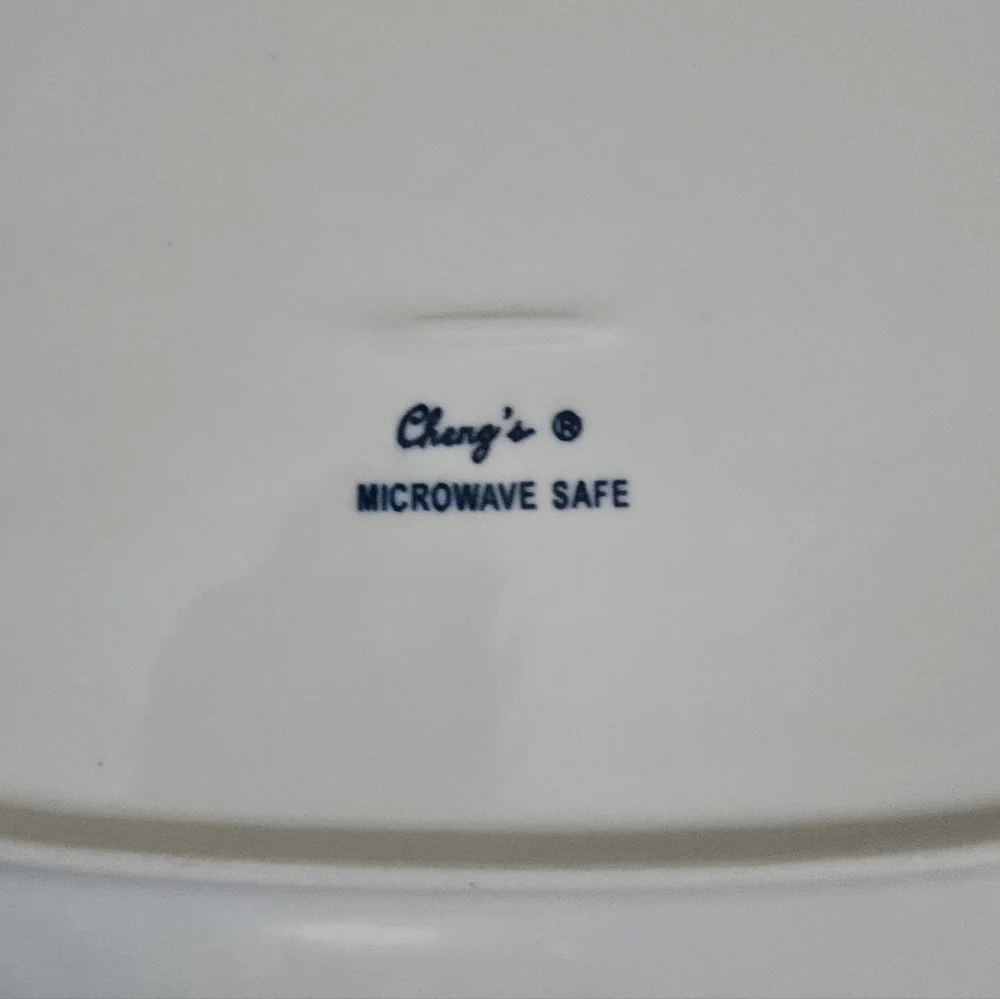 **Cheng Blue & White Fish design porcelain Plates/Platters (Price is for each)